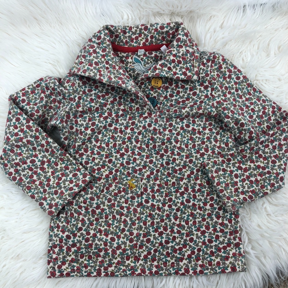 Little Joule Floral Jacket 4Y
